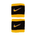 Frotki na rękę Nike Swoosh Wristbands 2 szt. czarno-żółte N1012405009OS