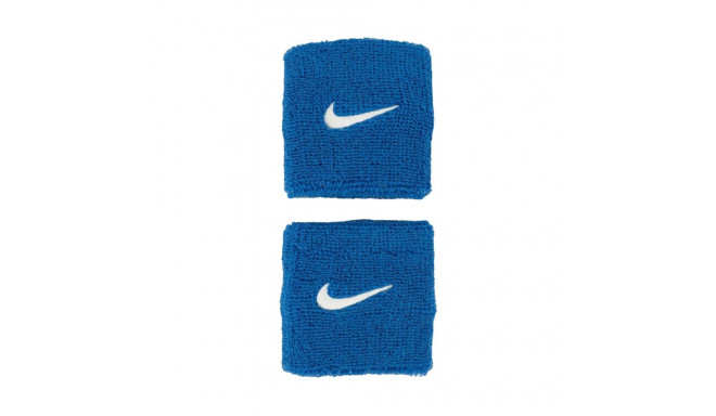 Frotki na rękę Nike Swoosh Wristbands 2 szt. niebieskie N1012405400OS