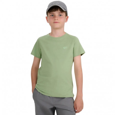 Koszulka dla chłopca 4F M2399 mięta 4FJWAW25TTSHM2399 47S 128cm