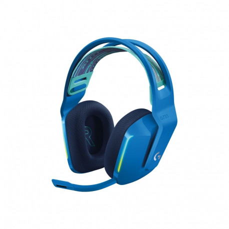 Logitech mänguripeakomplekt G733 LIGHTSPEED täissuuruses 2.4 GHz juhtmevaba RGB, sinine