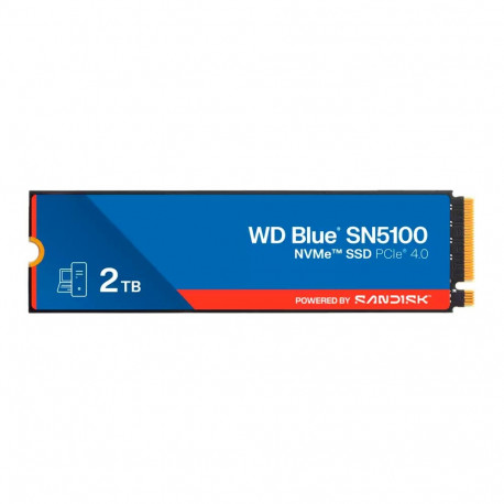 SSD POWERED BY SANDISK WD Blue SN5100 2TB M.2 2280 PCIe Gen4 x4 NVMe QLC 3D, Read/Write: 7100/6700 M