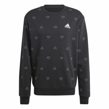 Men’s Sweatshirt without Hood Adidas Mngrm Black
