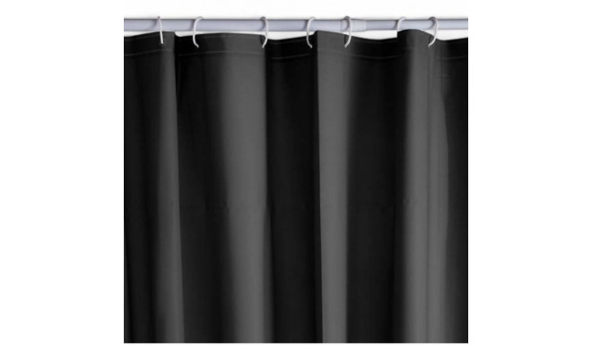 Duššikardin TODAY Must PEVA 180 x 200 cm (12 Ühikut)