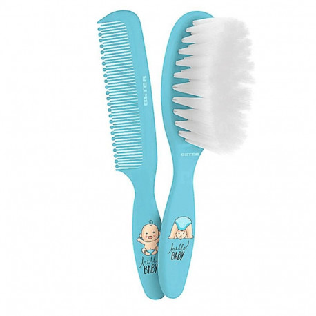 Lapse juuksurikomplekt Beter Peine Bebe Azul 2 Tükid, osad (2 Ühikut)
