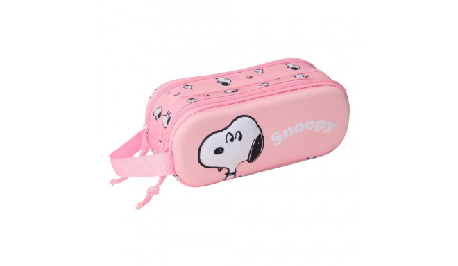 Double Carry-all Snoopy Pink 21 x 8 x 6 cm 3D
