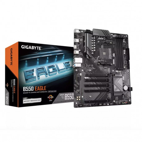 Gigabyte B550 EAGLE Motherboard AMD Ryzen 5000 G-Series CPUs /  10+3+1 Phases VRM / 3200MHz DDR4 / 1