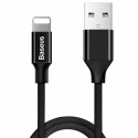 Baseus Yiven Textile Charge 2A Lightning Data and Charging Cable 1.2m