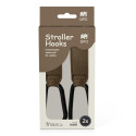 SIPO stroller hooks 2pcs brown SCA-11 SIPO stroller hooks 2pcs brown SCA-11