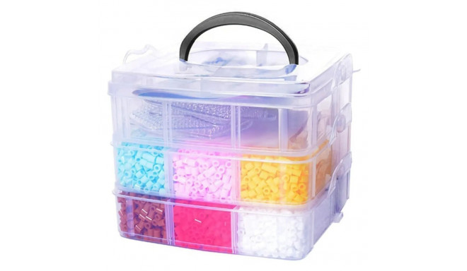 iLike Ironing Beads Set 6800pcs DIY Melting Beads with Templates Multicolor