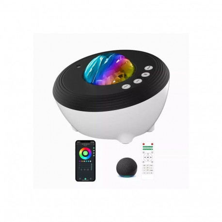 Elight J1 Aurora projector with atmosphere sounds & Bluetooth speaker Smart Wi-Fi Bluetooth App cont