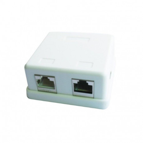 Gembird CABLE ACC MOUNT BOX 2XCAT5E/NCAC-HS-SMB2