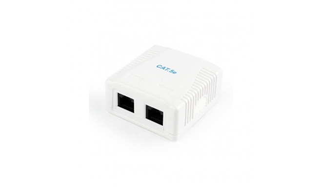 Gembird CABLE ACC MOUNT BOX 2XCAT5E/NCAC-2U5E-01