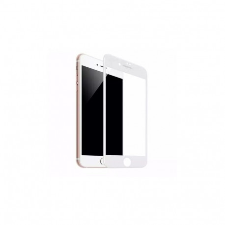 TakeMe - iPhone SE (2020) / 7 / 8 HARD Ceramic Full Surface Screen Protector Glass White