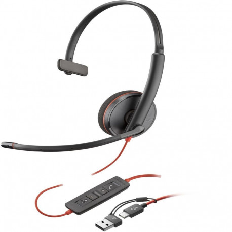 HP HP Poly BW 3210 Mono USB-C HS +USB-C/A