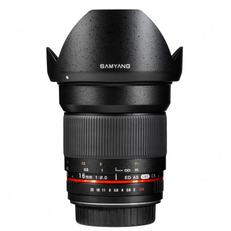 Samyang 16mm f/2.0 objektiiv Canon M