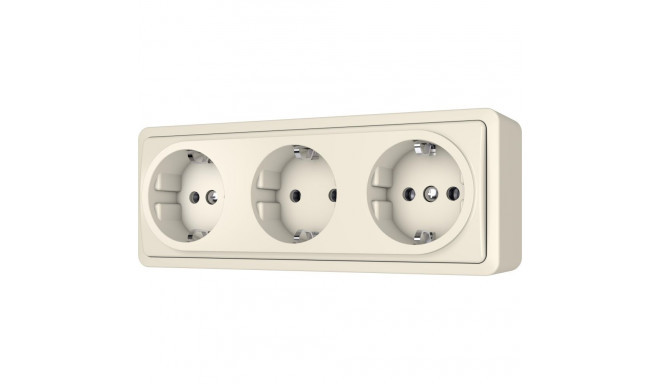 SOCKET 3PL SL+250 IVORY