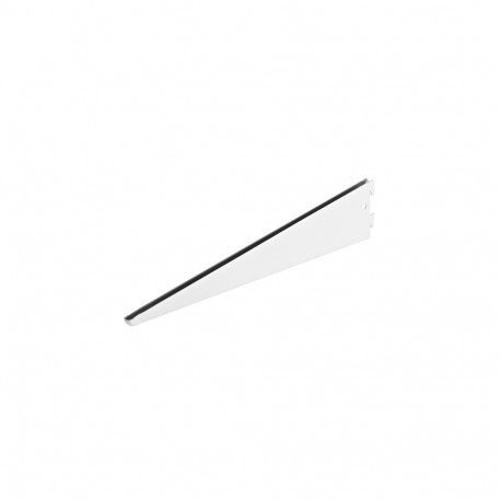 BRACKET DOUBLE SLOT 470 MM WHITE