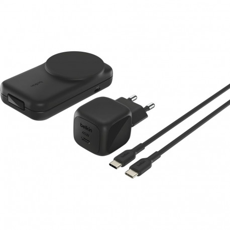 Belkin UltraCharge 25W Qi2 magn. 2-in-1 fold.charg.blk.WIZ038kqBK