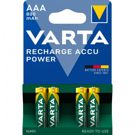 1x4 Varta laetav Accu AAA Ready2Use NiMH 800 mAH mikro