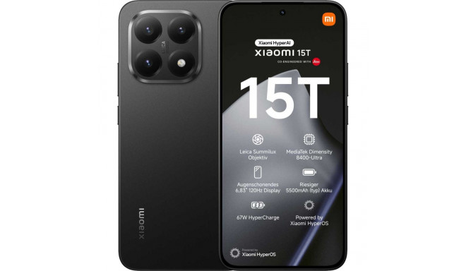 Xiaomi 15T 12/512GB 5G Black EU