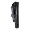 Selfie stick with wireless remote control tripod F07 black