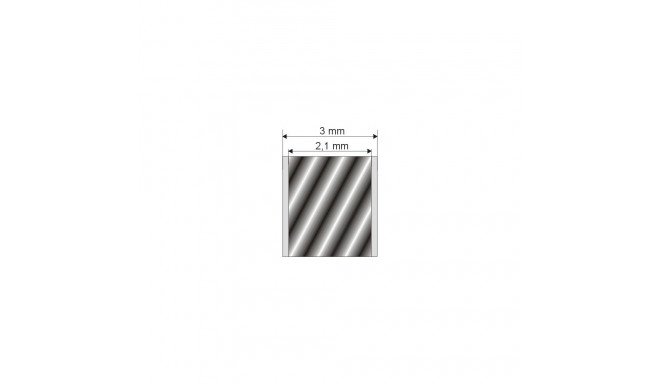 Steel cable LS-3/200/PVC, 1m