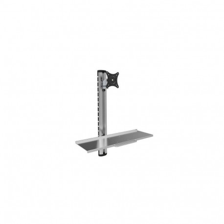 Techly ICA-PLW 01 monitor mount / stand 68.6 cm (27") Wall Silver