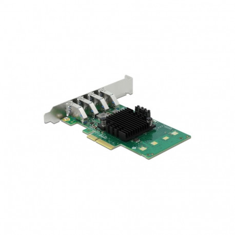 DeLOCK PCI Express x4 Card to 4 x external USB 3.0 Quad Channel - Low Profile Form Factor
