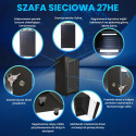 Extralink 27U 600x800 must põrandal seisev seinakapp