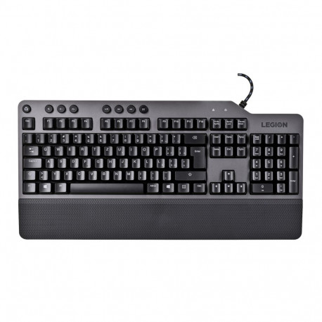 Lenovo Legion K500 klaviatuur USB QWERTZ must, hall