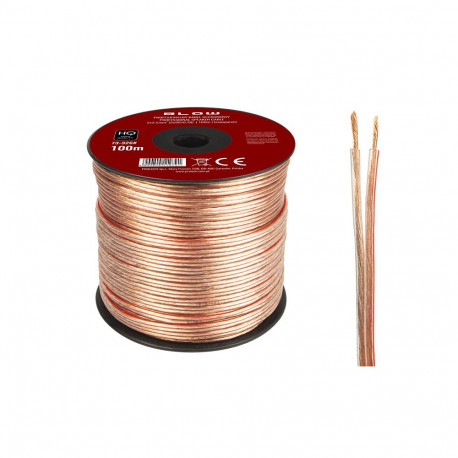 73-326# Przewód głośnikowy 2x2,50mm przezroczysty