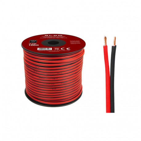 73-376# kõlarikaabel 2x2,50mm must-punane