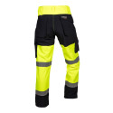 Hoiatus softshell tööpüksid, kollased, suurus L