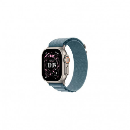 Apple Watch Ultra 3 GPS + Cellular 49mm Natural Titanium Case with Light Blue Alpine Loop - Medium