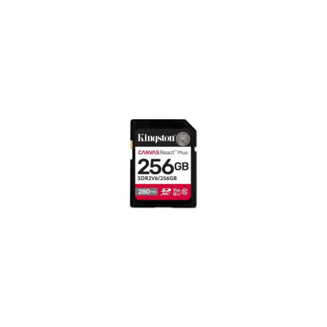 Kingston memory card SDXC 256GB Canvas React Plus UHS-II U3 V60