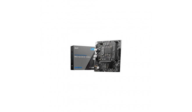 MSI PRO H610M-E DDR4 motherboard Intel H610 LGA 1700 micro ATX