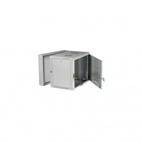 Extralink Rackmount cabinet 12U 600x600 AZH Gray wall mounted, swing type