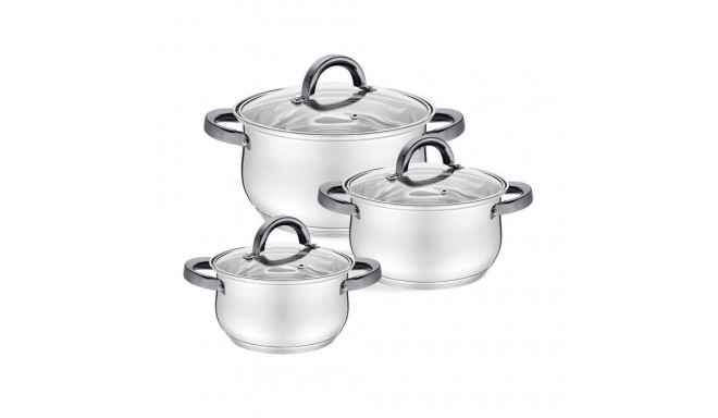 COOKWARE SET 6 pcs. 1,8l, 2,5l, 3,5l