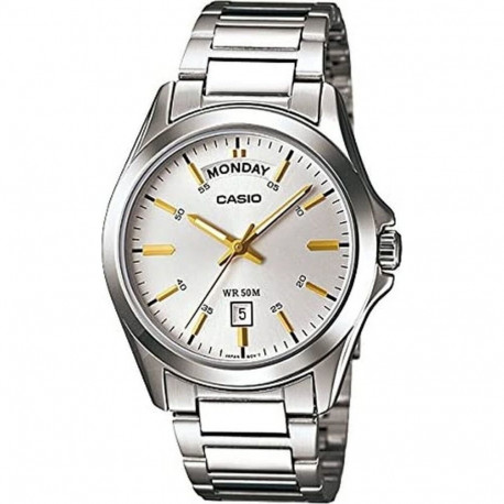 Casio Men's Watch MTP-1370D-7A2VDF Silver 40mm