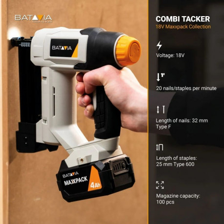 Batavia B.V. | 18V Combi-tacker - Without Battery and Charger