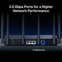 Mercusys BE6500 kahe sagedusalaga Wi-Fi 7 ruuter | MR37BE | 802.11be | 688/5760 Mbit/s | Ethernet LA Mercusys BE6500 kahe sagedusalaga Wi-Fi 7 ruuter | MR37BE | 802.11be | 688/5760 Mbit/s | Ethernet LA