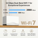 Mercusys HALO H27BE kahe sagedusalaga Wi-Fi 6 ruuter, 2 tk