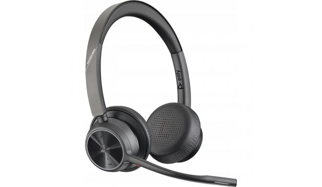 HP Poly Voyager 4320-M Microsoft Teams Certified USB-C Headset +BT700 dongle +Charging Stand (218479