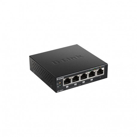 D-Link | Switch | DGS-1005P | Unmanaged | Desktop | Gigabit Ethernet (copper) ports quantity 5 | Pow