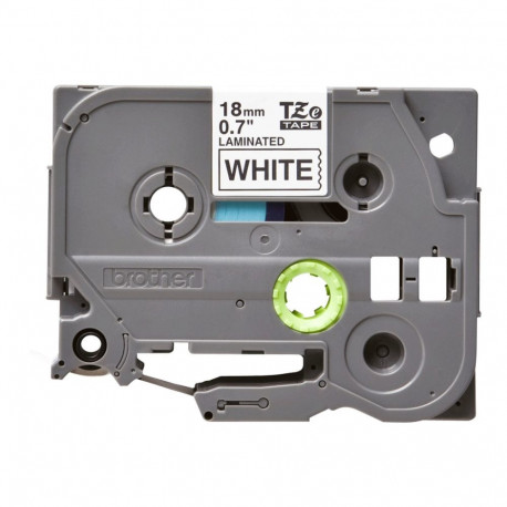 Brother | TZ-241 Laminated Tape | Black on White | TZe | 8 m | 1.8 cm