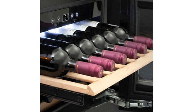 Caso Wine Cooler WineDeluxe E 18 energiatõhususklass G integreeritud 18 pudelit kompressortehnoloogi