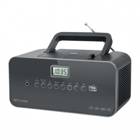 Muse | Portable radio | M-28DG | AUX in | Grey