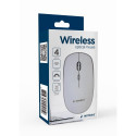 Gembird wireless mouse MUSW-4B-01-W, white