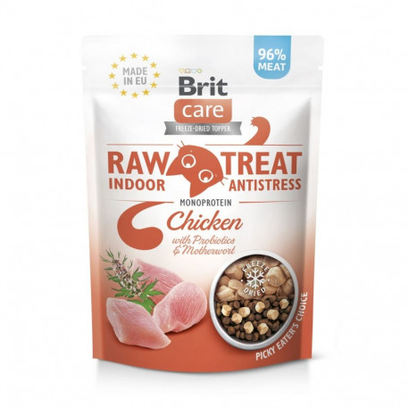 Brit Care Raw külmkuivatatud maius Indoor & Antistress kassidele 40g