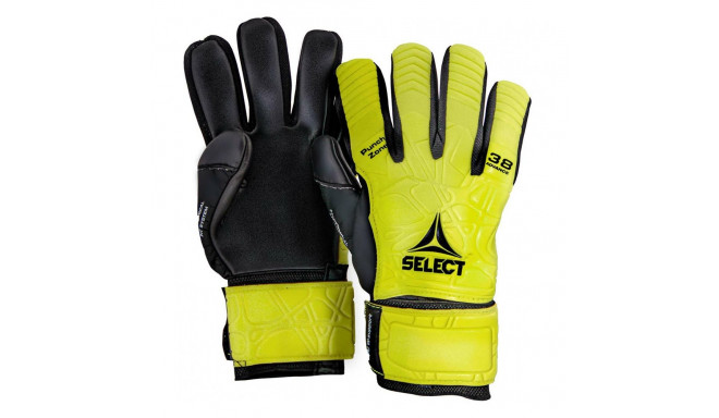 Rękawice bramkarskie Select 38 Advance żółto-czarne 17677 8